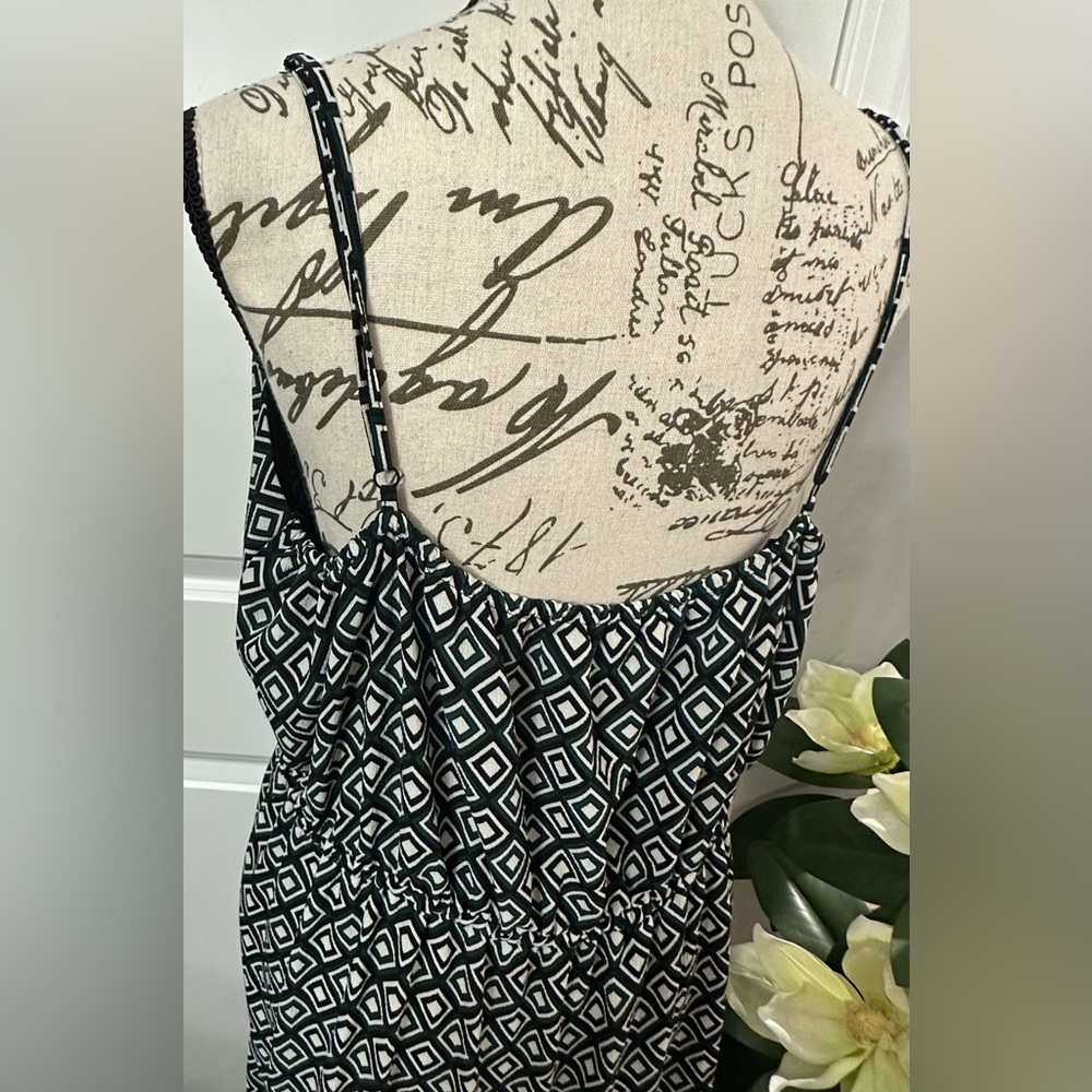 ✨ MICHAEL Michael Kors Maxi Dress – Green, White & Black, - Picture 12 of 14